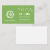 ヨガインストラクターマンダラヴィンテージ 名刺 (正面/裏面)