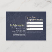 ヨガインストラクターマンダラ10クラスパス ロイヤリティカード (裏面)