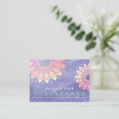 ヨガインストラクターマンダラ10クラスパス ロイヤリティカード (スタンド正面)