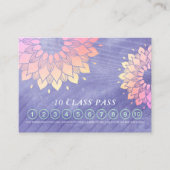 ヨガインストラクターマンダラ10クラスパス ロイヤリティカード (正面)