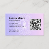 ヨガインストラクターマンダラ 名刺 (正面)