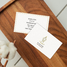 ヨガインストラクターミニマル名刺 名刺