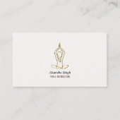 ヨガインストラクターミニマル名刺 名刺 (正面)