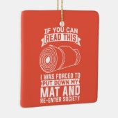 ヨガインストラクターヨギ禅 セラミックオーナメント (右)