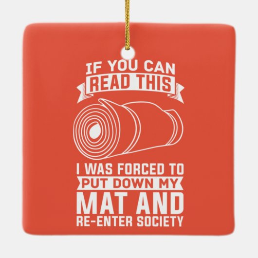 ヨガインストラクターヨギ禅 セラミックオーナメント (裏面)