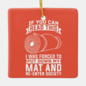 ヨガインストラクターヨギ禅 セラミックオーナメント (正面)