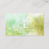 ヨガインストラクターライフツリー春水彩 名刺 (正面)