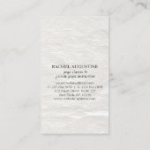 ヨガインストラクタールートチャクラシンボル瞑想ポーズ 名刺 (裏面)