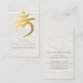 ヨガインストラクタールートチャクラムラダラマントララム 名刺 (正面/裏面)