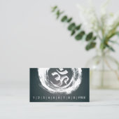 ヨガインストラクターロイヤリティパンチブラシOM ZENシンボル ロイヤリティカード (スタンド正面)