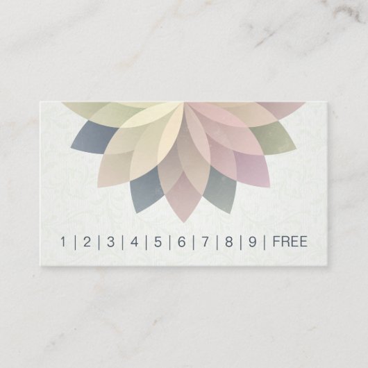 ヨガインストラクターロイヤリティパンチマカラフルダラ ロイヤリティカード (正面)