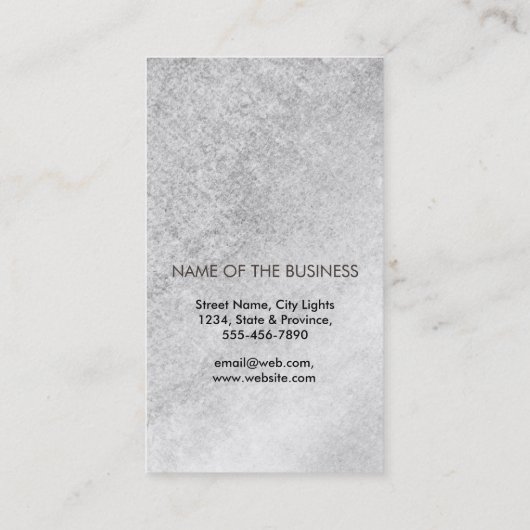 ヨガインストラクターロータスフラワーウォーターカラーヒーリング 名刺 (裏面)