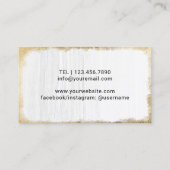 ヨガインストラクターロータスフラワー霊気ゼンサークル 名刺 (裏面)