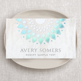 ヨガインストラクターロータスフラワー 名刺