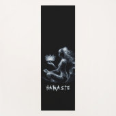 ヨガインストラクターロータスメディテーションポーズミ白熱［赤熱］光を放つスト ヨガマット (正面)