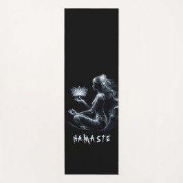 ヨガインストラクターロータスメディテーションポーズミ白熱［赤熱］光を放つスト ヨガマット