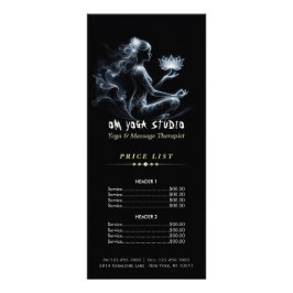 ヨガインストラクターロータスメディテーションポーズミ白熱［赤熱］光を放つスト ラックカード