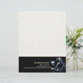 ヨガインストラクターロータスメディテーションポーズミ白熱［赤熱］光を放つスト レターヘッド (スタンド正面)