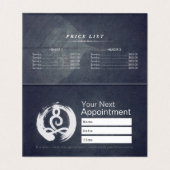 ヨガインストラクターロータスメディテーションポーズミ白熱［赤熱］光を放つスト 名刺 (内部フラット)