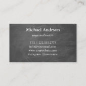 ヨガインストラクターヴィンテージスタイル名刺 名刺 (裏面)