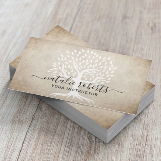 ヨガインストラクターヴィンテージツリーウェルネススパ 名刺