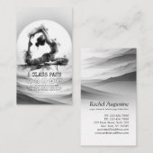 ヨガインストラクター一本足キングポーズ5クラスパス ロイヤリティカード (正面/裏面)