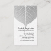 ヨガインストラクター一本足キングポーズ5クラスパス ロイヤリティカード (裏面)