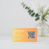 ヨガインストラクター先生ヨガスタジオズプロフェッショナル 名刺 (スタンド正面)