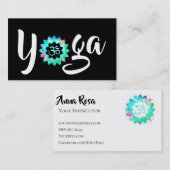 *~*ヨガインストラクター先生OMオウムロータスマンダラ 名刺 (正面/裏面)