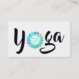 *~*ヨガインストラクター先生OMオウムロータスマンダラ 名刺