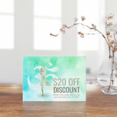 ヨガインストラクター割引クーポンロイヤリティOMシンボル 割引カード