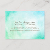 ヨガインストラクター割引クーポンロイヤリティOMシンボル 割引カード (裏面)