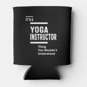 ヨガインストラクター役職ギフト 缶クーラー (正面)