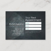 ヨガインストラクター瞑想ポーズクラスパスロイヤリティ ロイヤリティカード (裏面)