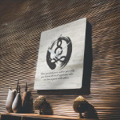 ヨガインストラクター瞑想ポーズゼンシンボル引用文 スクエア壁時計