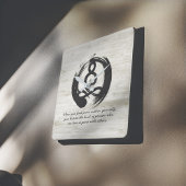 ヨガインストラクター瞑想ポーズゼンシンボル引用文 スクエア壁時計