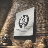 ヨガインストラクター瞑想ポーズゼンシンボル引用文 スクエア壁時計