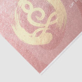 ヨガインストラクター瞑想ポーズヒーラー禅引用文 薄葉紙 (詳細)