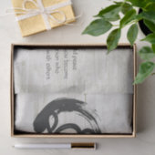 ヨガインストラクター瞑想ポーズヒーラー禅引用文 薄葉紙 (ギフト)