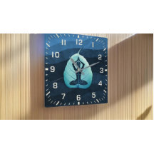 ヨガインストラクター瞑想ポーズボディリーフカットアート