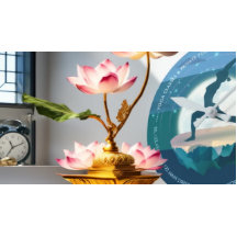 ヨガインストラクター瞑想ポーズムーン飛んでいるアイランド