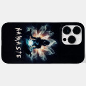 ヨガインストラクター瞑想ポーズ輝く霧蓮華 Case-Mate iPhoneケース (裏面 (横))