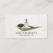 ヨガインストラクター瞑想禅葉霊気 名刺 (正面)