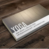 ヨガインストラクター禅バックグラウンドはっきりした文字 名刺