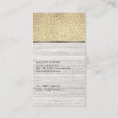 ヨガインストラクター花 名刺 (裏面)