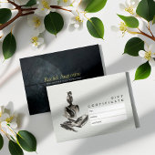 ヨガインストラクター蓮の瞑想ポーズブラシストローク 割引カード