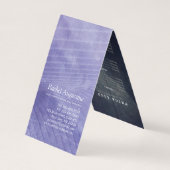 ヨガインストラクター金ゴールドマンダラ価格表 名刺 (裏面)