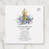 ヨガインストラクター エネルギーヒーラー クリスタル レイキ スパ フェイバータグ (裏面)