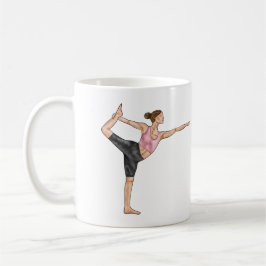 ヨガインストラクター ダンサー ポーズ 教師 名前 コーヒーマグカップ