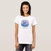 ヨガインストラクター ナマステヨガポーズ Tシャツ (正面フル)